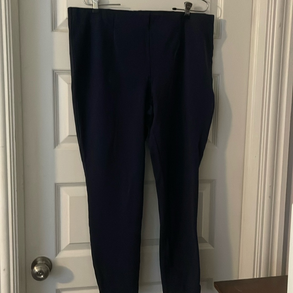 Navy blue pull on pants